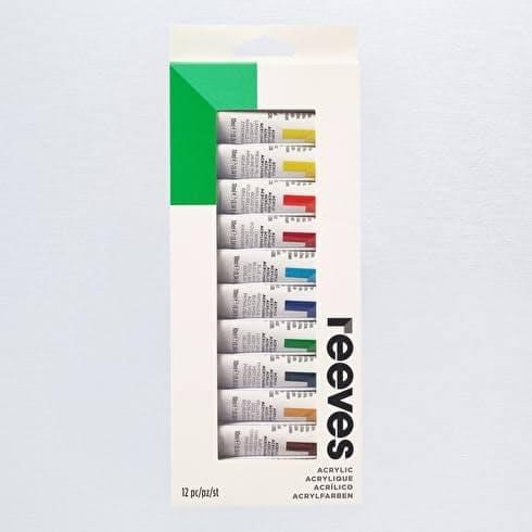 

reeves acrylic 12clr 10ml