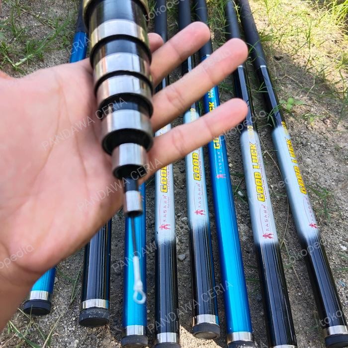 Joran Tegek Bendera Sholawat Murah, Joran Pancing ukuran 12 meter kaku