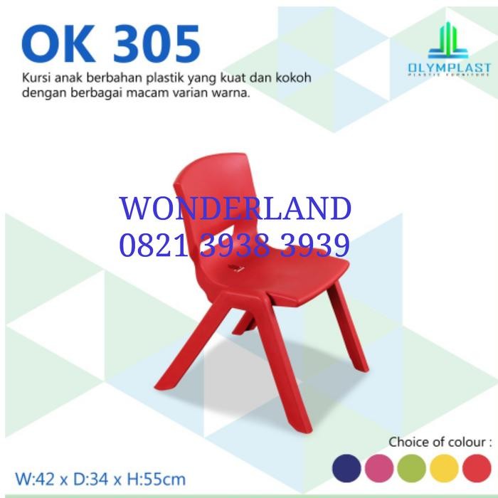 kursi plastik anak sandaran olymplast