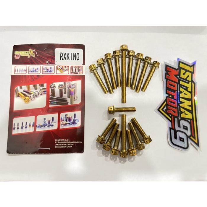 [Expert] BAUT PROBOLT CVT RX KING THAILAND BAUT BLOK MESIN CVT RX KING SATU SET