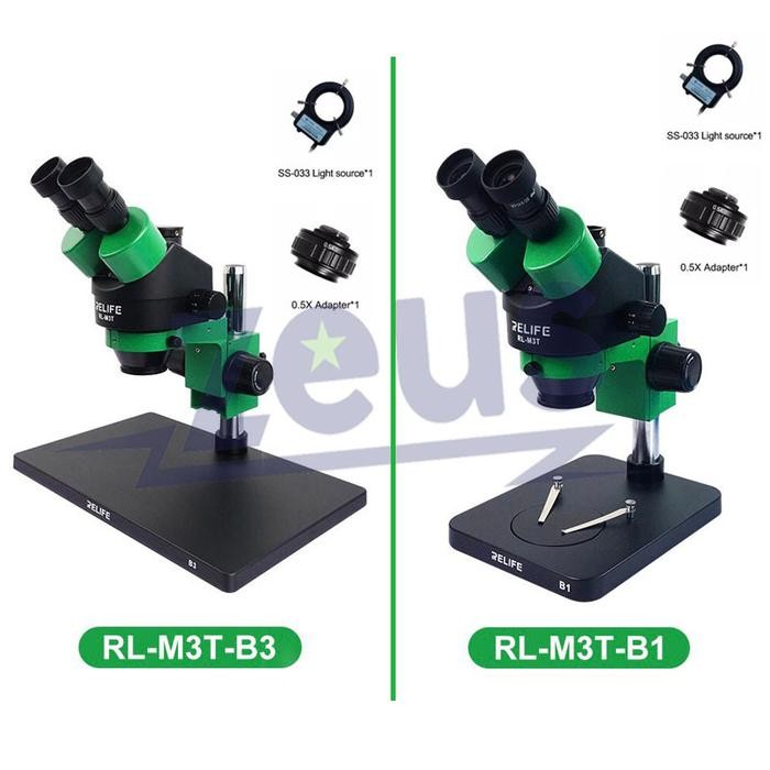 MICROSCOPE MIKROSKOP TRINOCULAR RELIFE RL-M3T + LED LAMP
