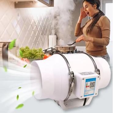 Kipas Blower Exhaust Fan Penghisap Asap Kipas Ventilasi Dapur Toilet Kipas Ekstraktor Fan