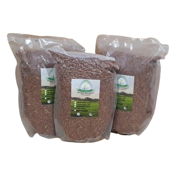 

Glx Beras merah pulen sosoh premium super asli Cianjur Cap 4 Saudara 2kg 2 kg nasi