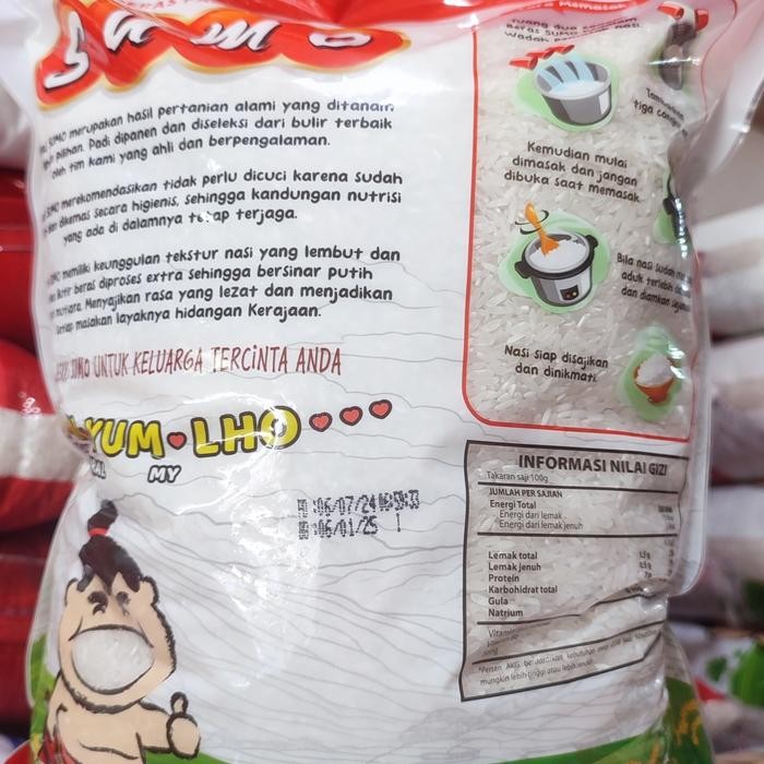 

Glx Beras Sumo 5kg Super premium kemasan Merah Food Putih Nasi Rice