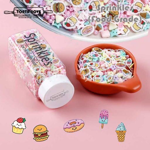 

FyZ Trimit gula sprinkle warna warni Dekorasi kue Topping kue ultah natal Food Makanan