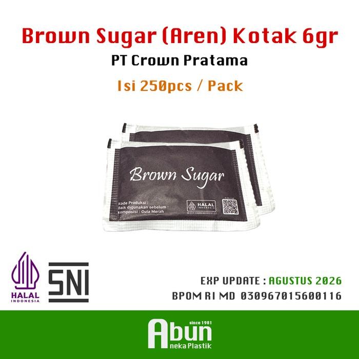 

FyZ Brown Sugar Sachet (Kotak) Isi 250pcs