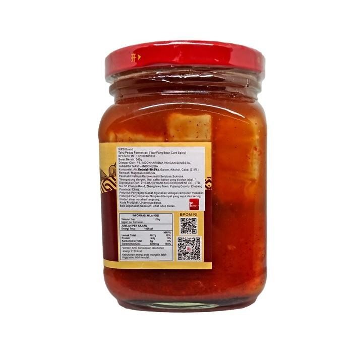 

Glx IKPS Tahu Merah Pedas Bumbu Masak Wanfang Beancurd 345g