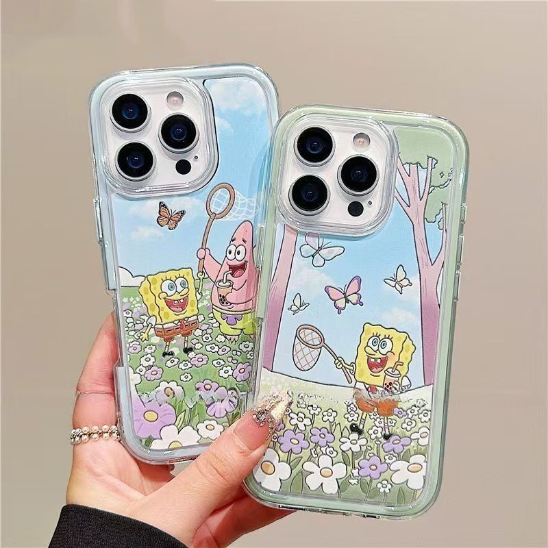 Patrick Kupu-Kupu Soft Spongebob Untuk Case Samsung M23 M55 Galaxy M15 M54 S24 Fe Galaxy S25 Ultra M