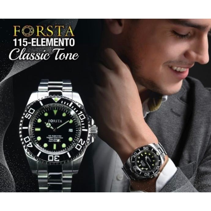 Forsta Elemento Silver Classic - Jam Tangan Forsta Elemento