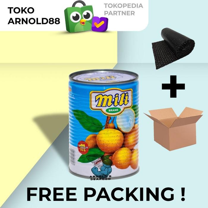 

Gdh Mili Longan Buah Kaleng in Heavy Syrup 565g / Lengkeng Kaleng 565g