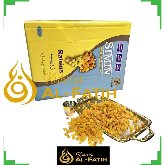 

Gdh Kismis Simin 1kg Kismis Kristal Kismis Warna Emas Raisin Manis