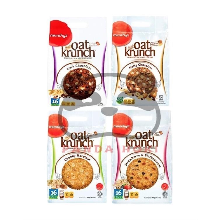 

Ger Munchys Oat Krunch 416gr [D.Chocolate / Nutty / Hazelnut / Strawberry]