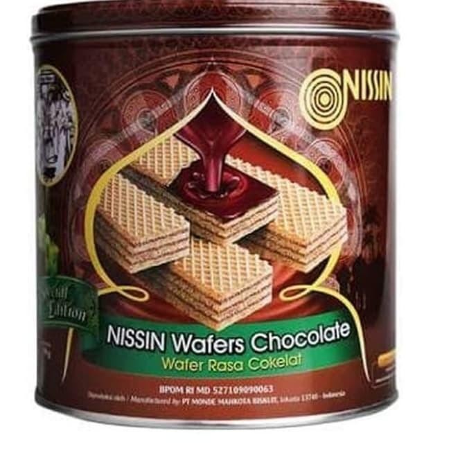 

Ger Nissin Wafer Chocolate Kemasan Kaleng 300g Original