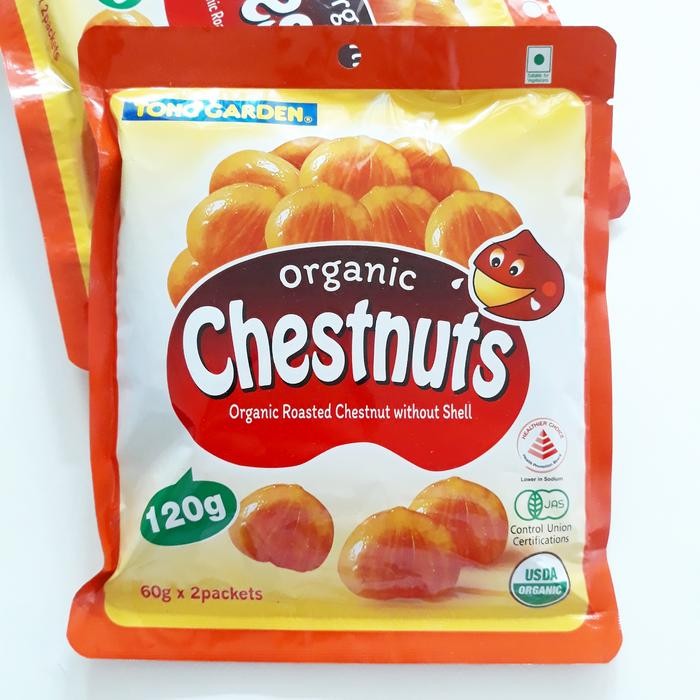 

Gdh Tong Garden Organic Chestnuts 120gr / Chestnut Panggang Snack Import