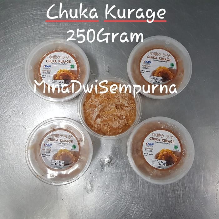 

Gdh Chuka Kurage 250 Gram Berbumbu / Salad ubur ubur / Jellyfish