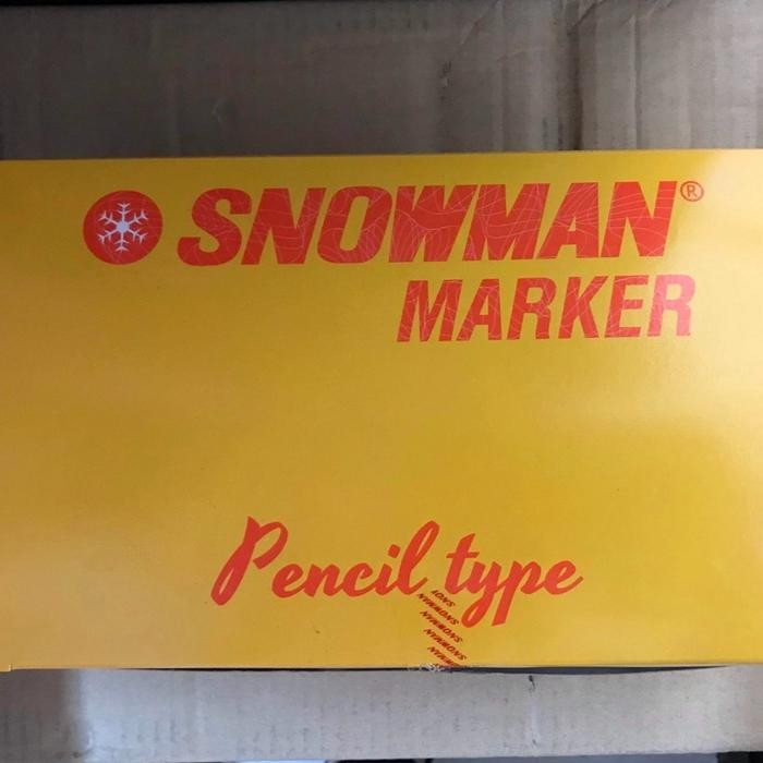 

Spidol Kecil Snowman Marker - Pencil Type Gratisongkir