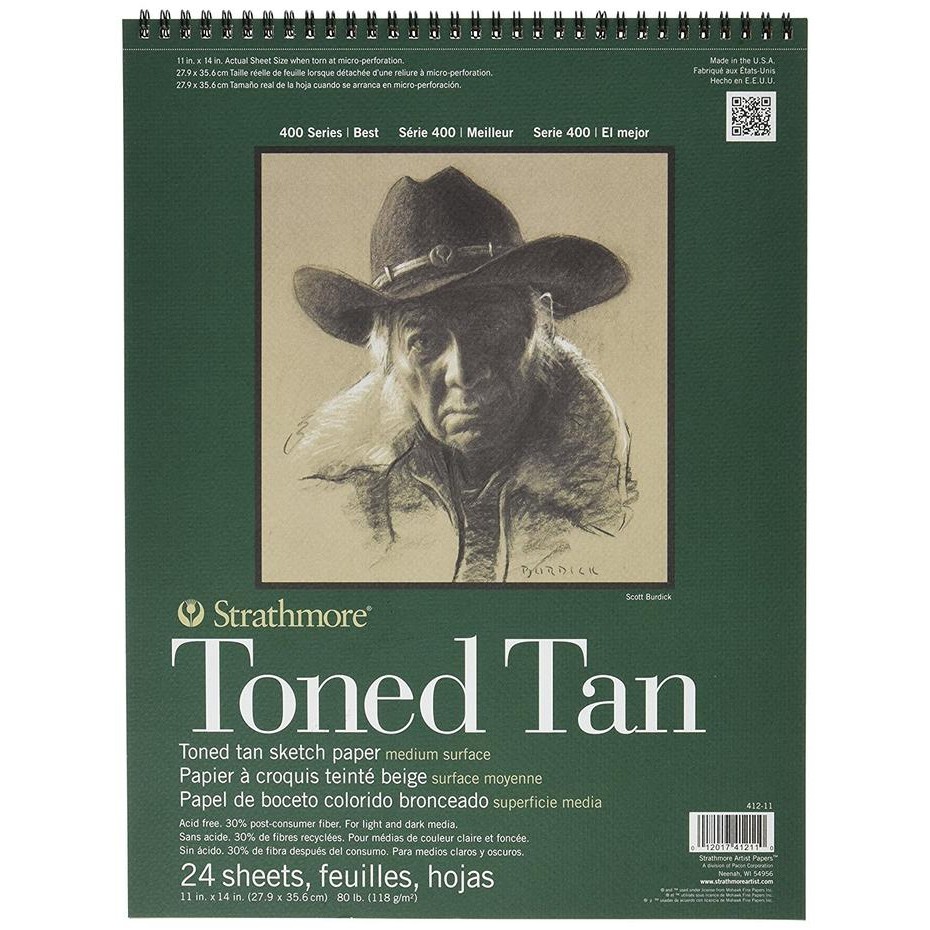 

Strathmore Toned Tan 11" X 14" Sketch Pad - 24 Sheets Gratisongkir