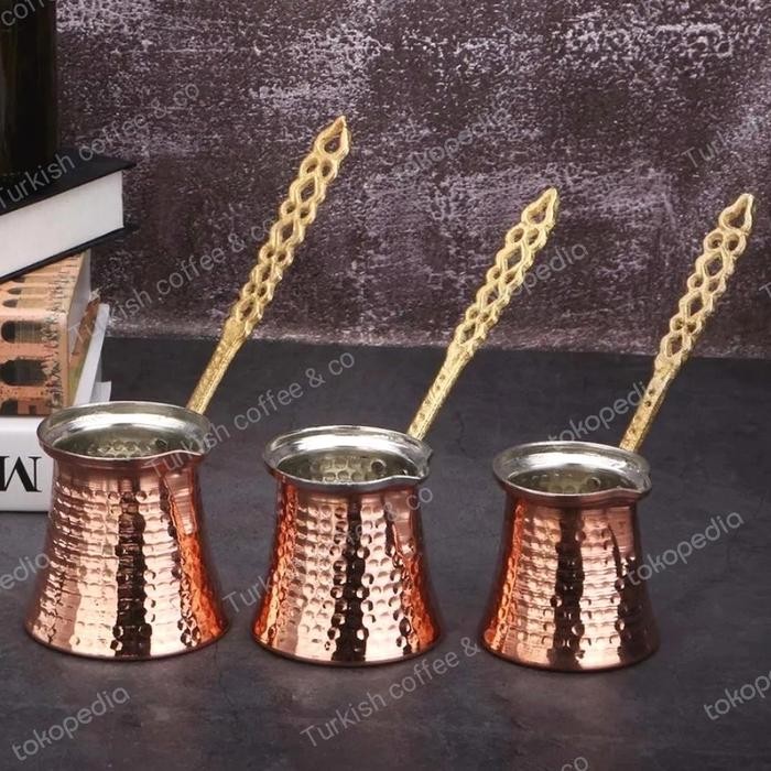 Turkish Coffee Pot / Cezve /Ibrik tembaga asli turki