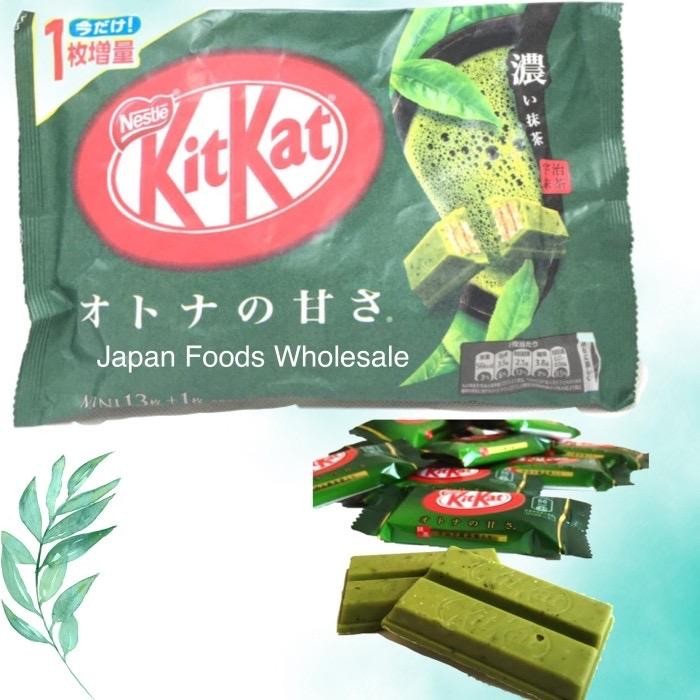 

Ger KitKat Otona no Amasa Rich Matcha GreenTea / coklat jepang / chocolate