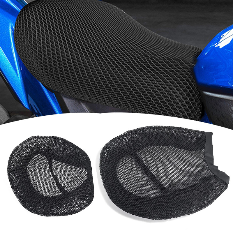 Motorcycle Anti-Slip 3D Mesh Fabric Seat Cover Breathable Waterproof Cushion Fit For Suzuki GSX750R 