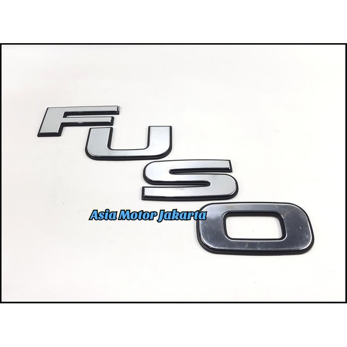 Grosir Mark - Emblem Fuso Chrome Besar - Truck Mitsubishi Fuso Supergreat