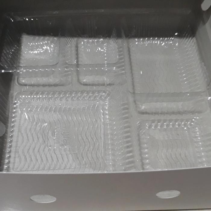 Kotak nasi putih dus polos kotak makanan