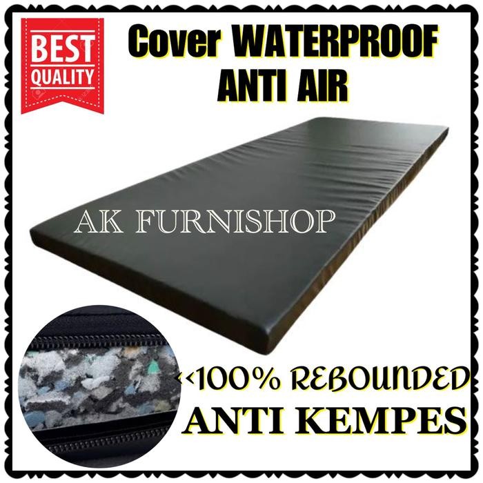 Kasur Busa Lipat Rebounded ANTI KEMPES Cover Oscar WATERPROOF
