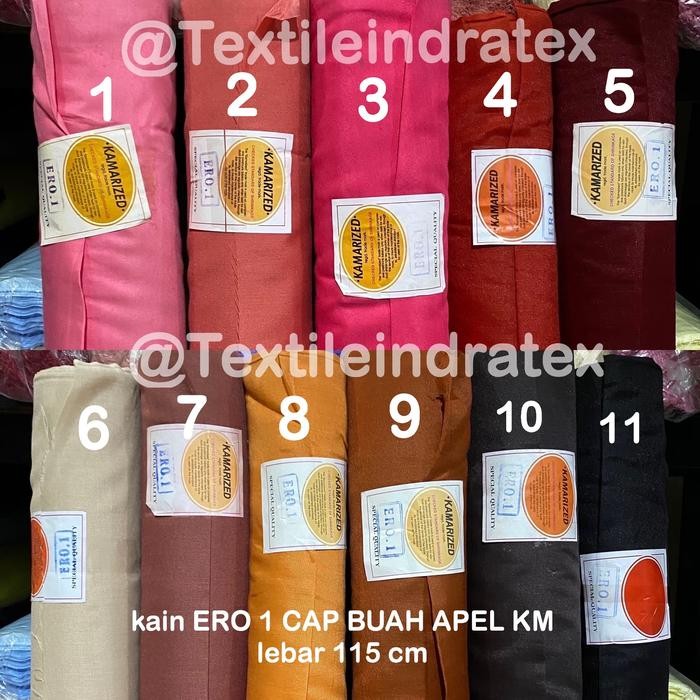 

KAIN FURING HERO ERO CAP BUAH APEL PER ROLL LAPISAN BAJU DRESS TAS KODE 480