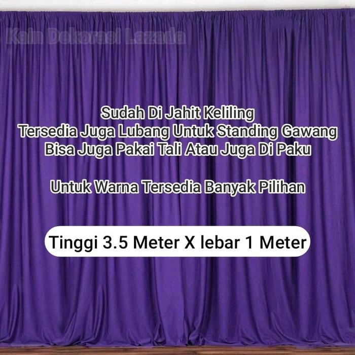 

KAIN ABUTAY DEKORASI TINGGI 3.5 X 1 METER KAIN PESTA KODE 971