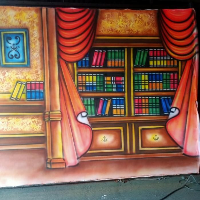 background wisuda 2.5 x 3m