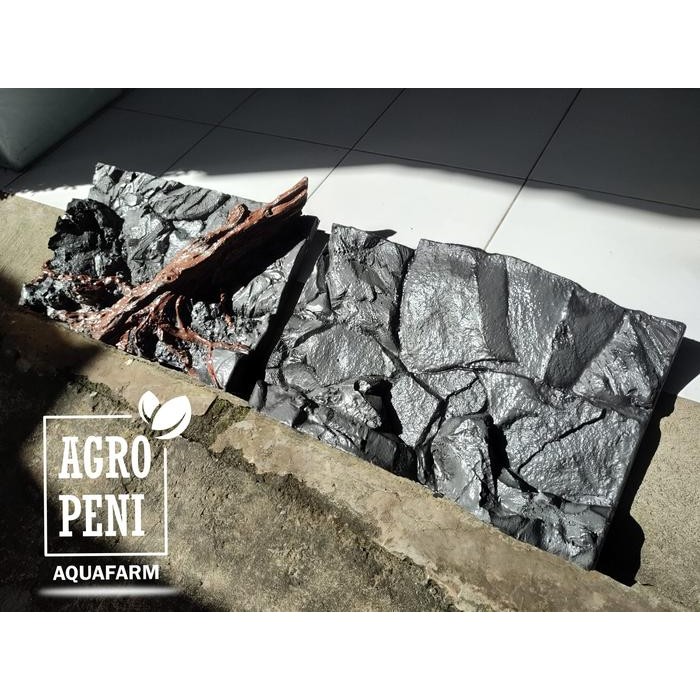 Background 3D 60 x 35 cm - Background Aquascape - Background Aquarium