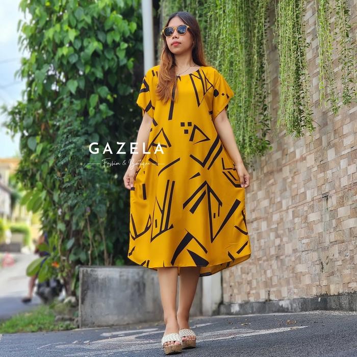 Daster Rayon Bali Daisy XXL Jumbo Kekinian