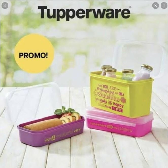 Tupperware Promo Signature set 3 pcs