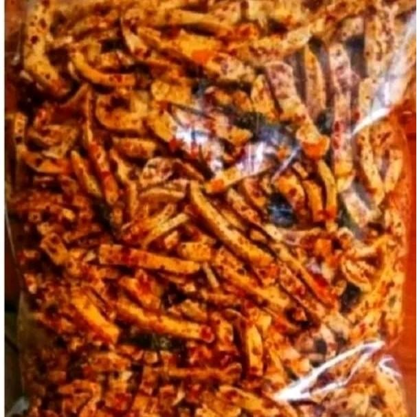 

Basreng viral pedas daun jeruk kemasan 250gr Makanan ringan Food Snacks goreng cemilan keripik