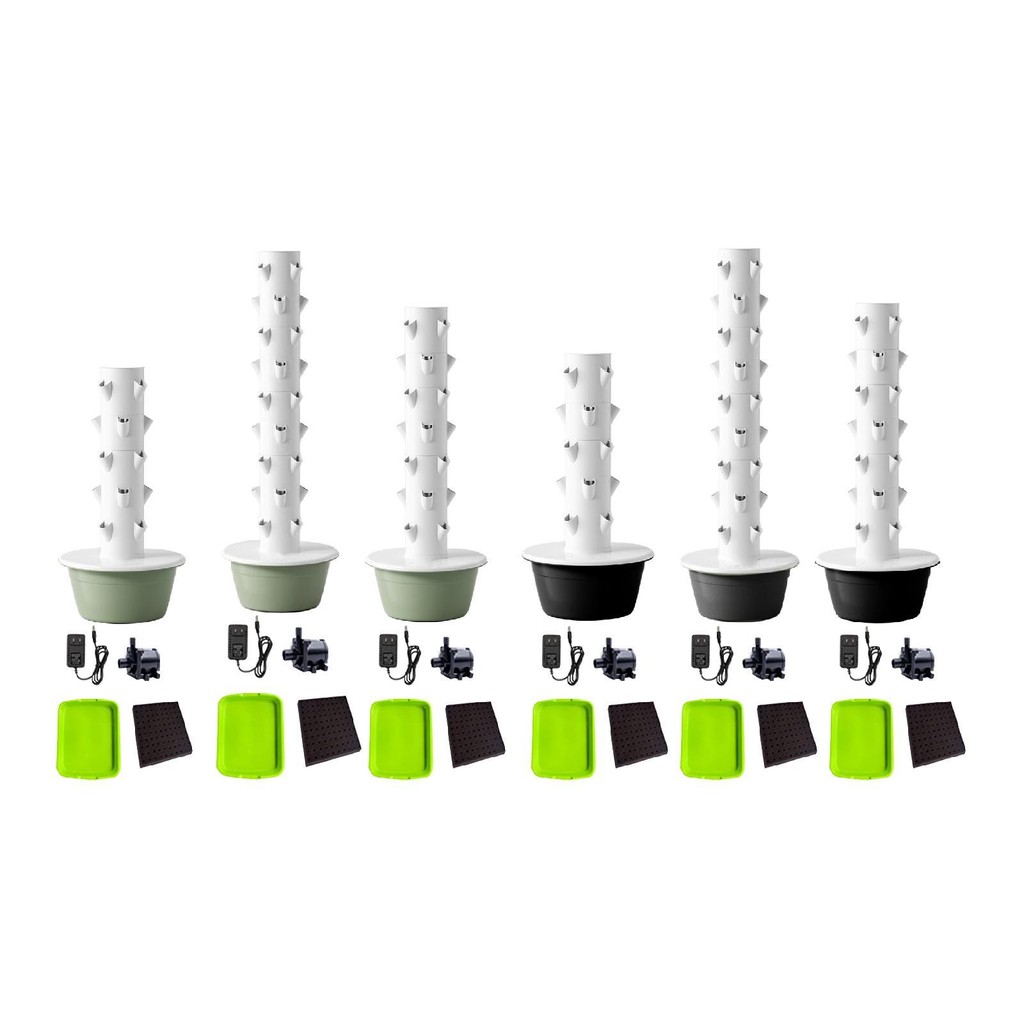 Hydroponic Tower Hydroponics Growing System Eco Friendly Gift for Gardening Lover Vertical Garden