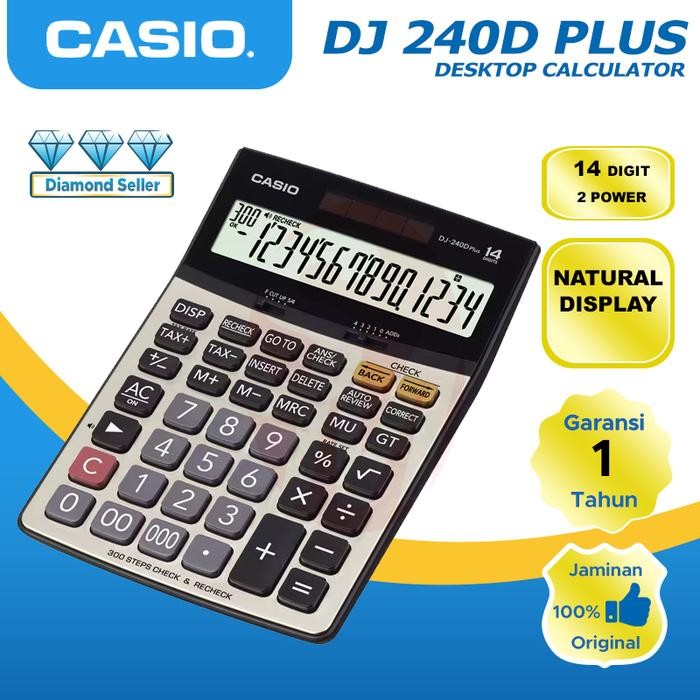 

Kalkulator Casio Dj 240Dplus