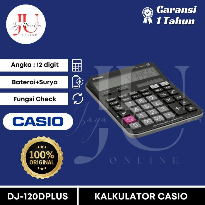

Kalkulator Casio Dj-120D Plus Original