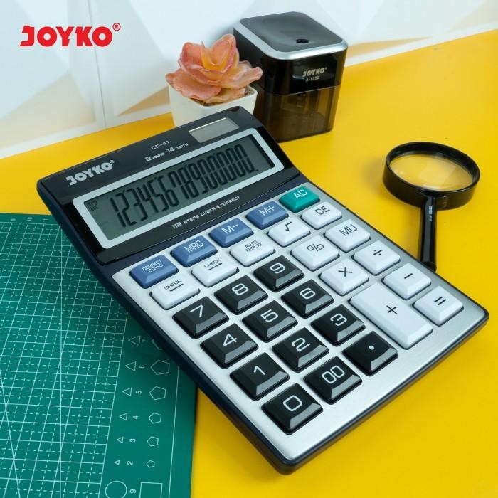 

Calculator / Kalkulator Joyko Cc-41 / 14 Digits / Check Correct