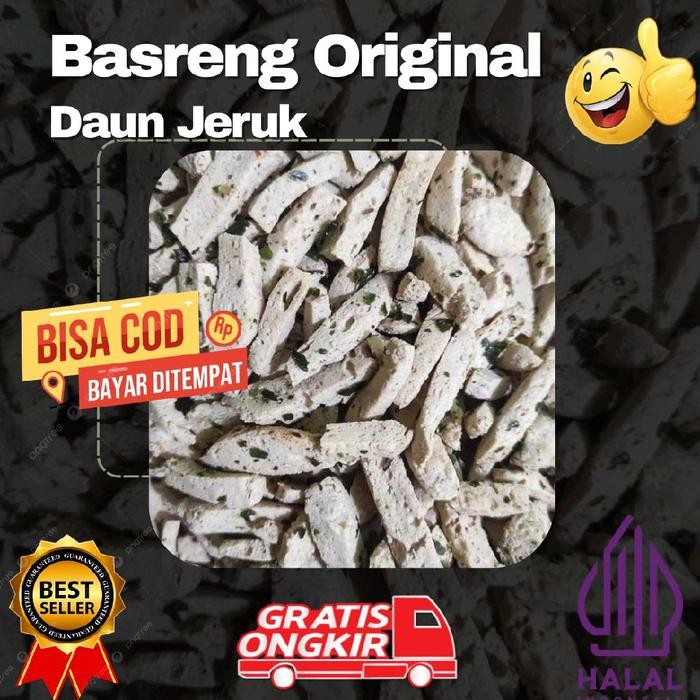 

Basreng Original Daun Jeruk 1 Kg Cemilan Viral Khas Purnama Snack.33