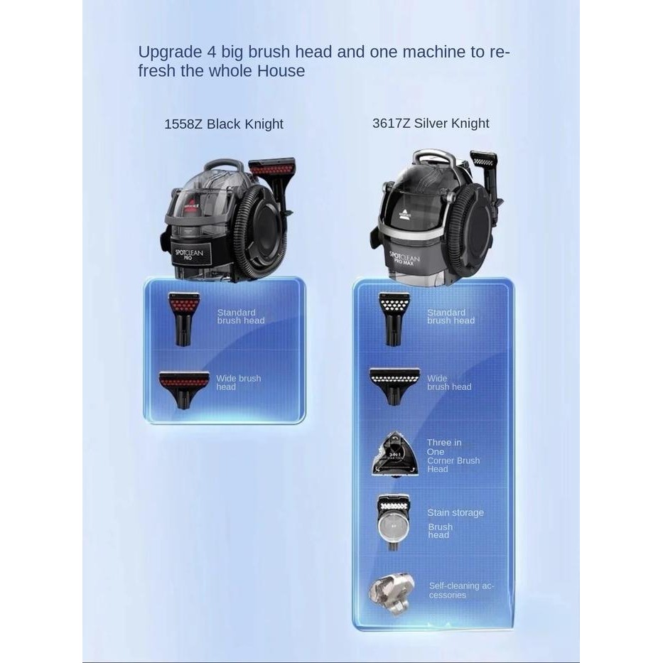 Bissell 1558Z Vacuum Extractor Vakum Cuci Karpet Ekstraktor Kasur