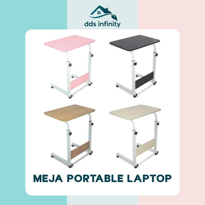 COD[DDSINFINITY] Meja Portable Laptop Meja Serbaguna Furniture Roda