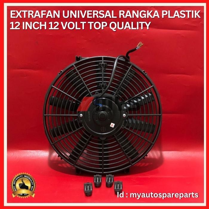 Extra Fan Ac Mobil Universal 12 Inci Extrafan Rangka Plastik