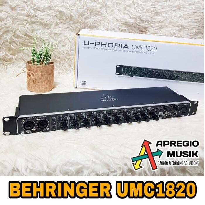 Soundcard Behringer UMC1820 UMC 1820 resmi