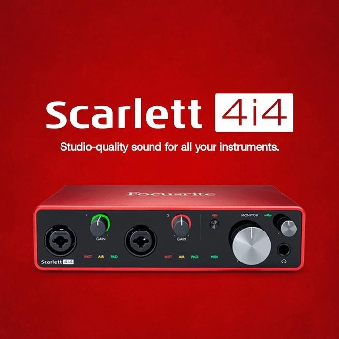 Focusrite scarlett 4i4(3RD GEN)focusrite scarlett 4i4 3RD GEN