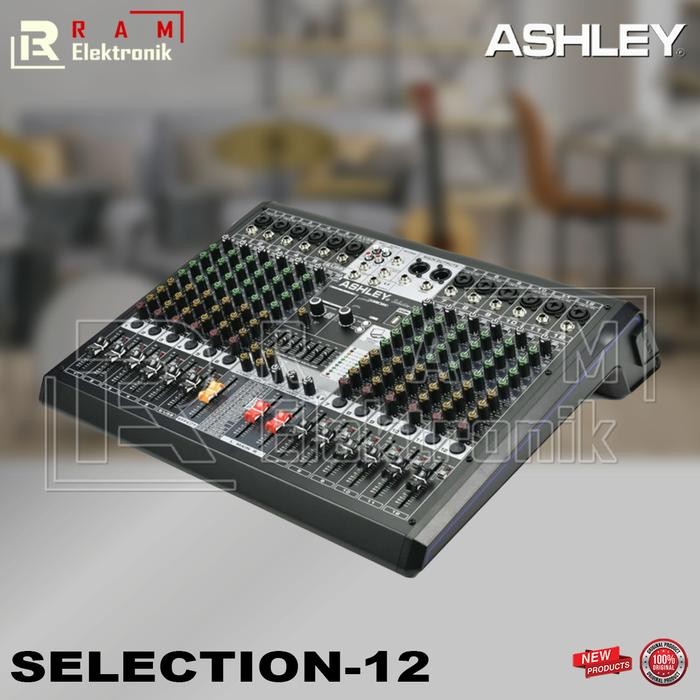 Mixer Audio Ashley 12 Channel Selection 12 Bluetooth Rec PC