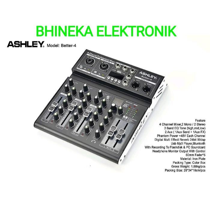 Mixer Ashley Better4 / Better 4 Mixer 4 channel
