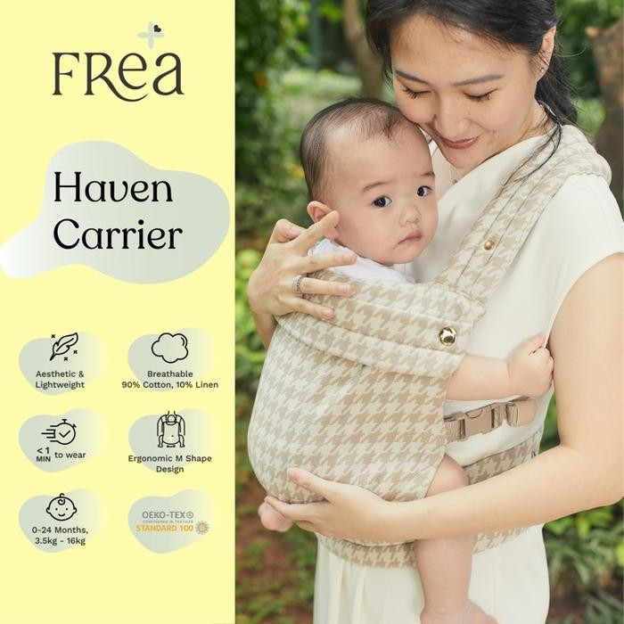 [READY STOCK] FREA Haven Baby Carrier - Gendongan Bayi M-Shape SSC
