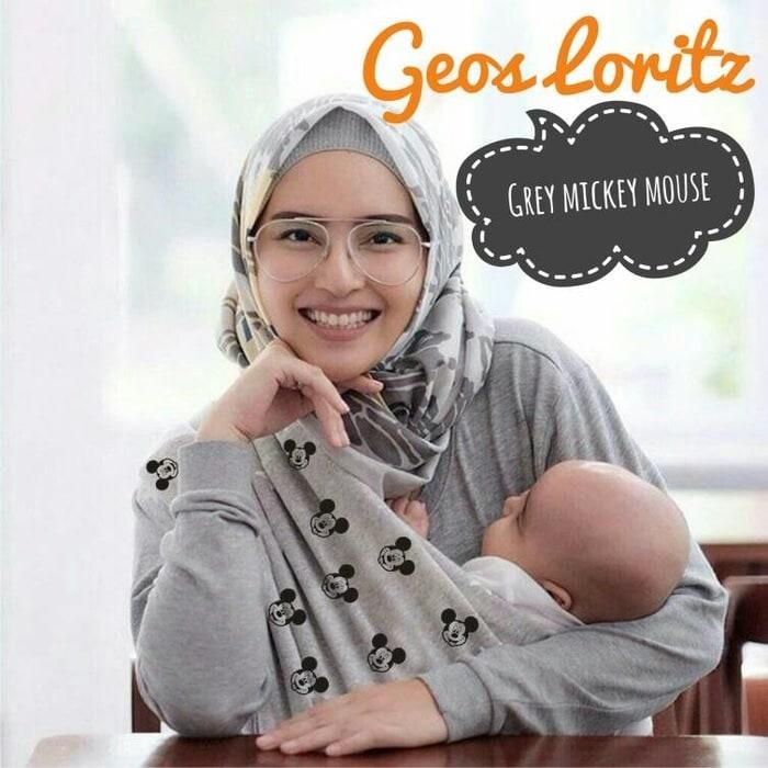 Gendongan bayi GEOS mickey mouse - gendongan kaos