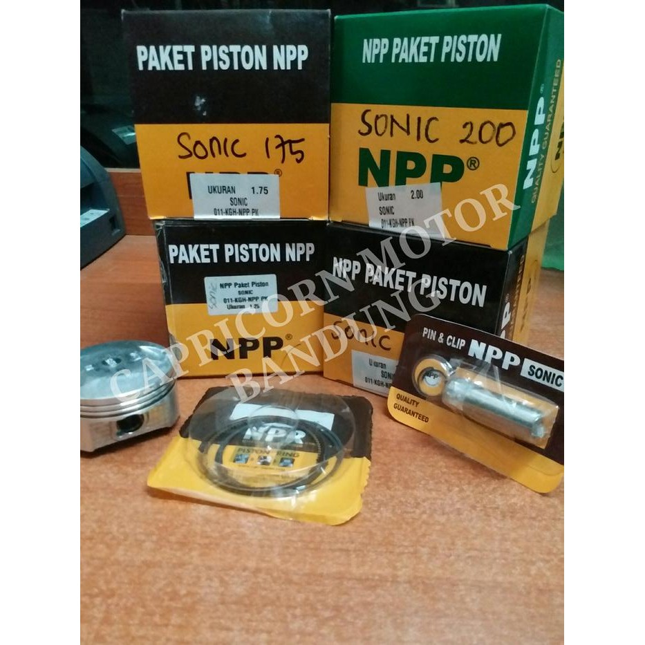 Piston Kit Sonic Npp Oversize 125 150 175 200