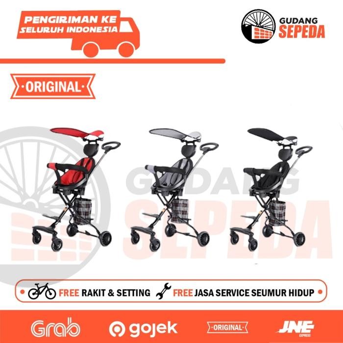 Stroller Bayi Balita Kereta Stroler Anak Exotic LW121 Lipat
